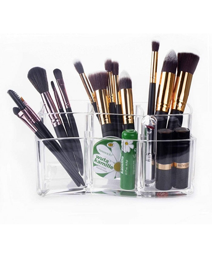 Czemo Organisateur de Maquillage Rangement en Acrylique cosmétiques Organisateur pour Pinceaux à Maquillage 2 - B06W5LB5RS