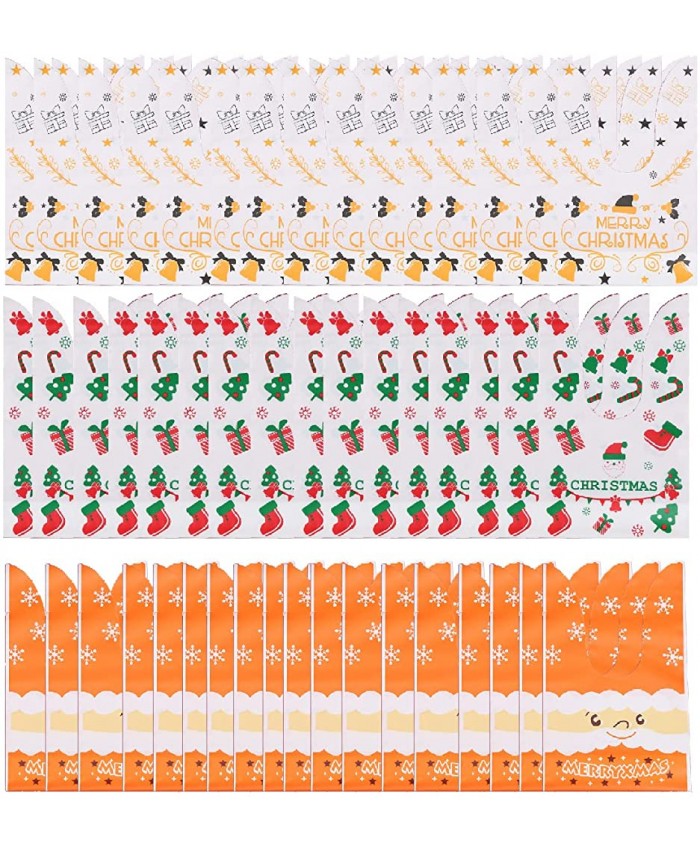 Xumier 150pcs Sac Cadeau Mignons Oreilles de Bonbons de Lapin Sachet Cadeau Pochette Cadeau Bonbon Sacs à Bonbons Sac Biscuit pour Noël Anniversaire Mariage Pâques 3 modèles - B09JRZCHYM