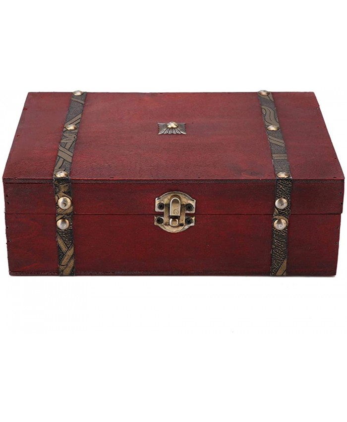Longzhuo Boîte de Rangement de Bijoux en Bois Vintage rétro Antique Coffret Cadeau Organisateur de biens de Vie - B09MS24SNS