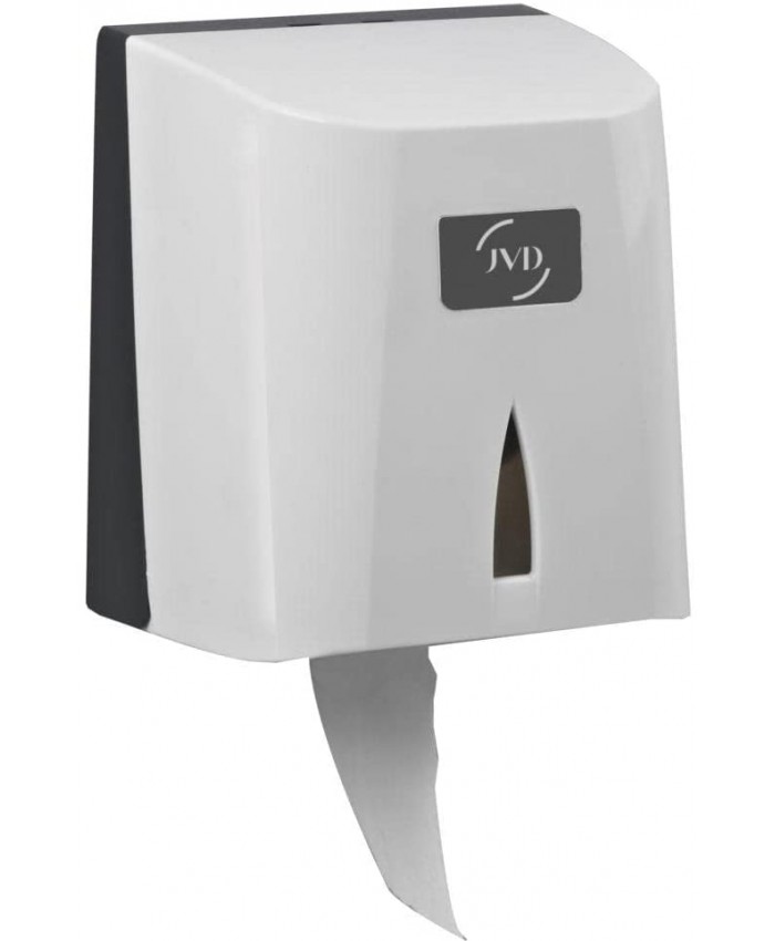 JVD Distributeur Papier hygiénique pouvant contenir 1 Rouleau ou 2 Paquets de Feuilles Modèle 899954 - B00W51WB0Y