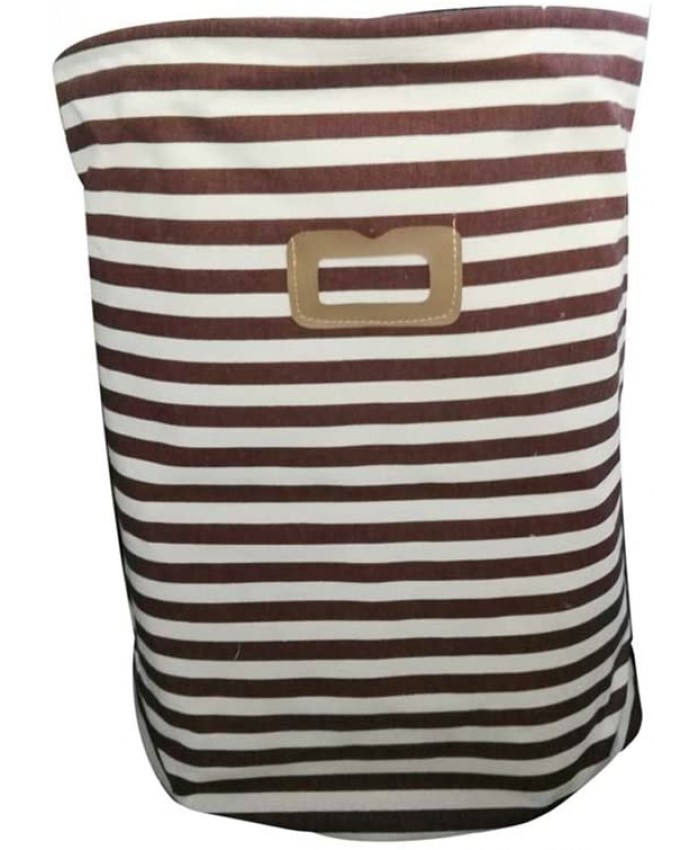 Paniers Simple Red Stripe pliant Drawcord blanchisserie pour le stockage - B01DZPNQWK